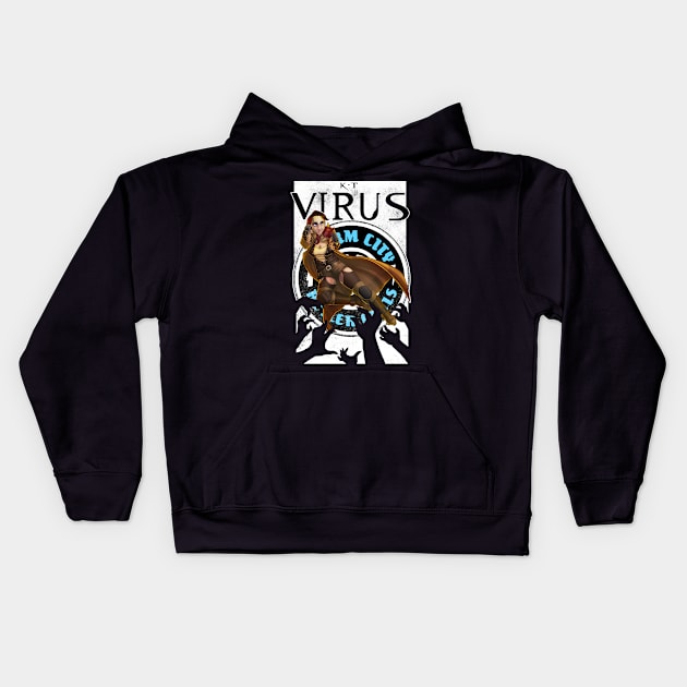 K-T VIRUS Kids Hoodie by SCRG